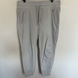 Athleta Trekkie North Jogger Pants Womens 16 Nylon Stretch Drawstring Athleisure